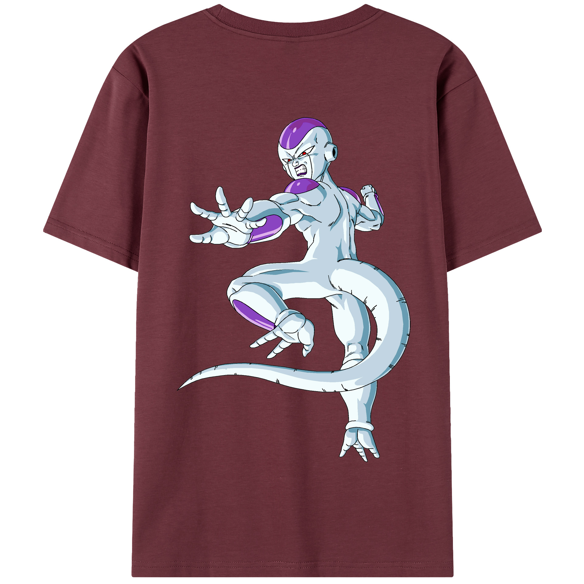 （画像用） ドラゴンボール フリーザ DRAGON BALL Frieza 綿100％半袖Tシャツ（背面プリント）